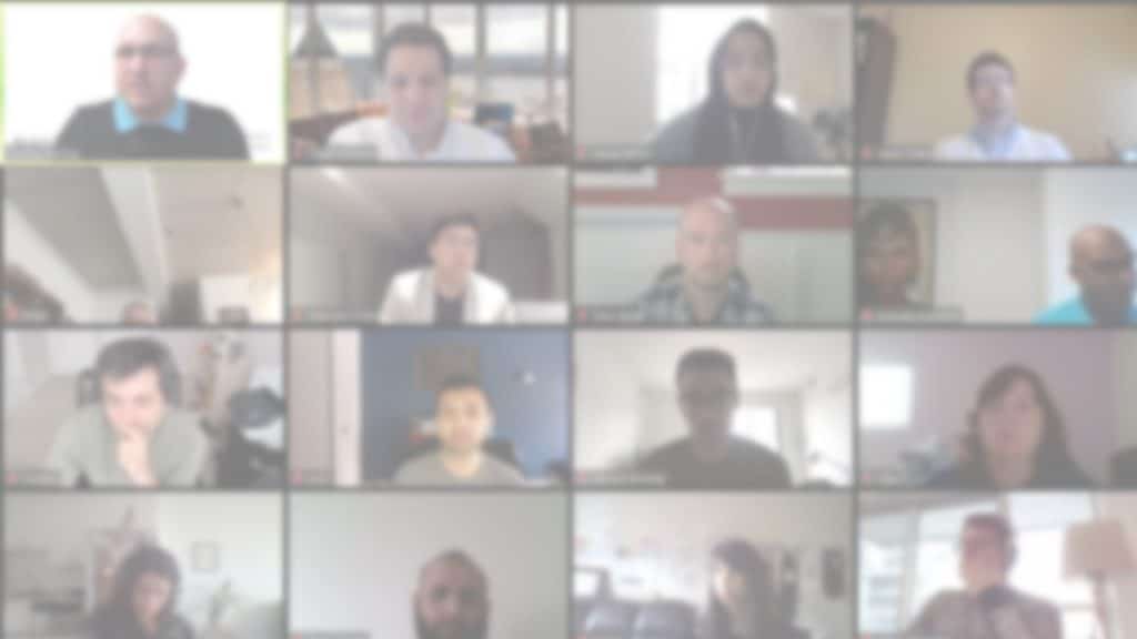 zoom gallery webinar virtual office collaboration social distance video conference
